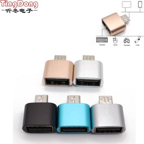 Micro USB OTG Adapter Male To USB 2.0 Female Connector For Samsung for Xiaomi for Huawei Android Microusb OTG Converter Adaptor