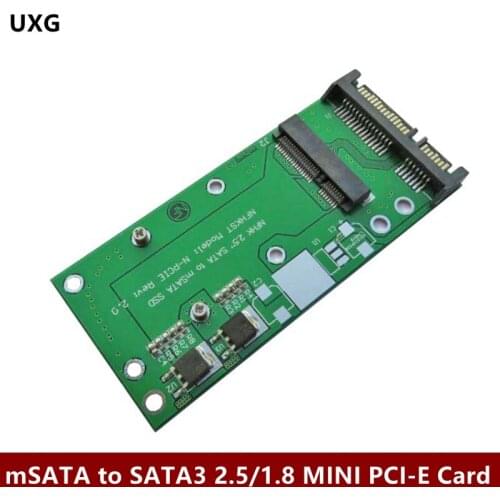 Converter Adapter Durable 50mm Small board mSATA SSD to 1.8 2.5" SATA Drive Small for Lenovo ACER Dell Google Asus