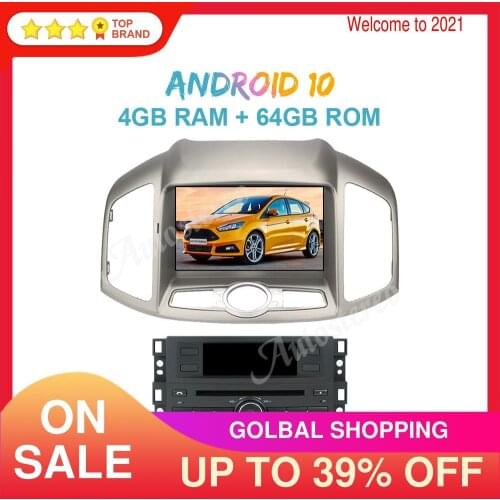 For CHEVROLET CAPTIVA 2012+Android 10.0 64GB Carplay Car Radio GPS Navigation Auto Stereo Head Unit Multimedia Player Radio Tape