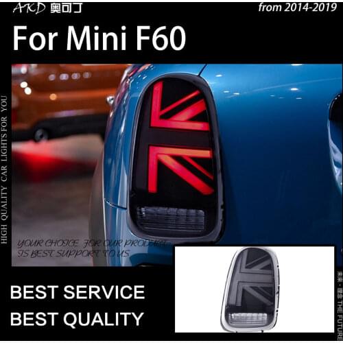 Car Styling for MINI Cooper Countryman LED Tail Light 2014-2019 F60 Dynamic Signal Tail Lamp DRL Brake Reverse auto Accessories