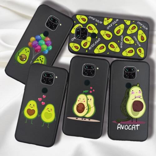 Cute Avocado Case For Xiaomi Redmi Note 8T 8 Pro 9S 9 Pro Max A 6 7 8 9C 6A 7A 8A 9A Case Back Cover Silicone POCO F2 Pro