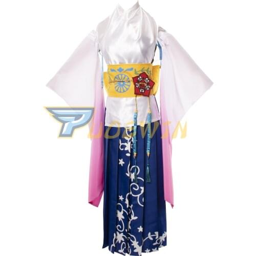 Final Fantasy X 10 Yuna Cosplay Costume Custom Made