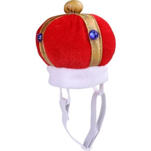 Pet Dog Crown Hat Puppy Birthday Party Cap Headwear Headdress Decoration Costume Accessories