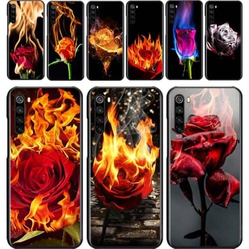 Beautiful Red Roses for OPPO Reno 2 Z 2Z 2F 3 4 Pro 4G 5G ACE 10X ZOOM F7 A5 A9 2020 Silicone Soft Black Phone Case