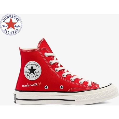 Original Converse Valentines Day Chuck 70 Hi Unisex Red Sneaker new season fashion fashionable casual womens casual sports shoes