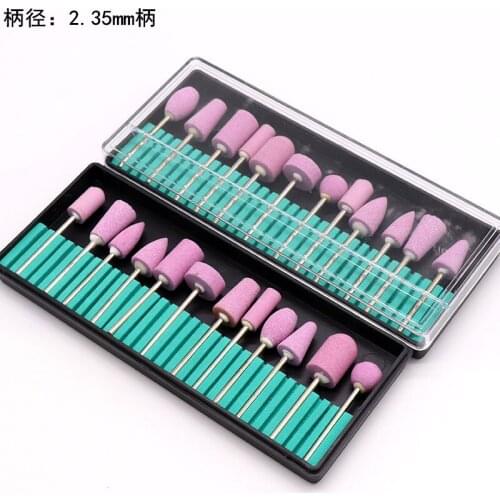 Quartz nail polisher, electric polisher for nail polisher, ceramic flint, polishing head set