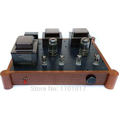 CHINGNING 6080 6N5P Push Pull Tube Amplifier HIFI EXQUIS Class A Double Triod 6AS7 Vacuum Lamp Amp