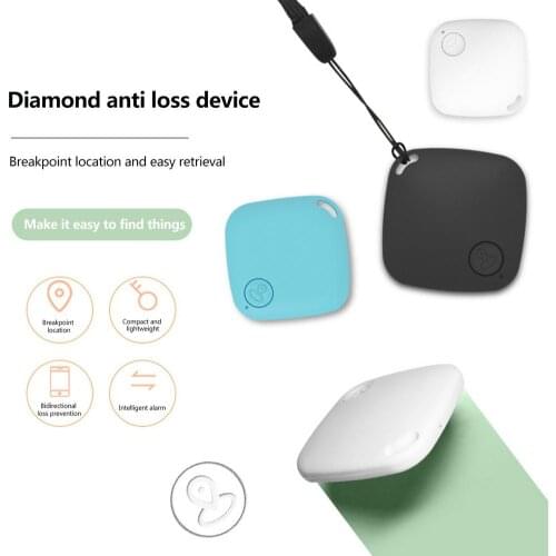 Mini Anti-lost Keychain Key Finder Device Mobile Phone Lost Alarm Bi-Directional Finder Artifact Child Pet Smart Tag GPS Tracker