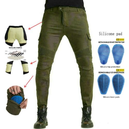 New 2020 Hot Motorcycle Riding Trousers Loong Biker Knight Daily Protective Pants Loose Straight Motor Spor