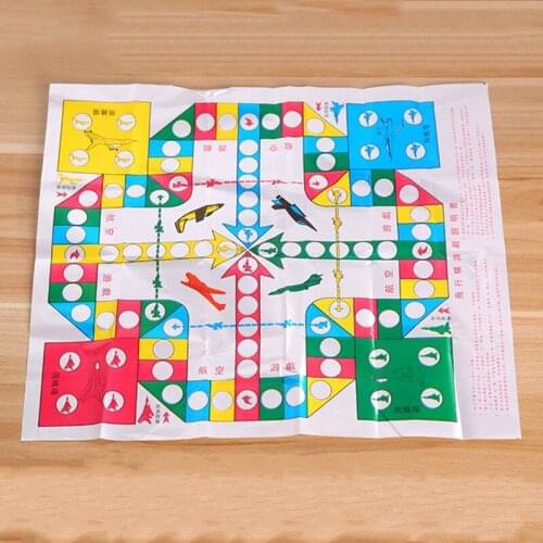 Board Game Snake Ladder Flight Chess Educational Kids Toys Parent-child Interactive Family Party Games Snakes Ladders Toys Gifts