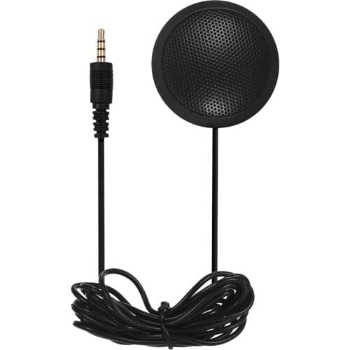 Mini Condenser Microphone Desktop Omni-directional 4-Pole TRRS Plug Mic for Computer PC Laptop for iPad iPhone Huawei Smartphone