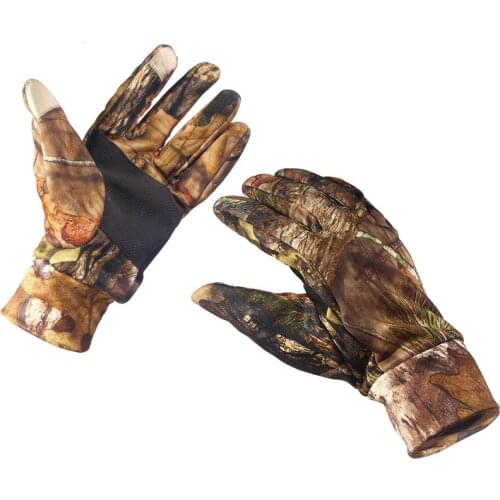 Sport Camouflage Keep Warming Fishing Gloves Anti-Slip Breathable Touch Screen Hunting Camping Cycling Camouflage Outdoor Sport