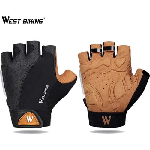 Cycling Gloves Half Finger Men Women Gloves Breathable Anti-shock Outdoor Sport MTB Road Bike Bicycle Motorcycle Gloves Summer