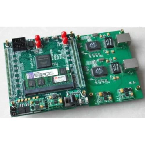 ForFPGA Altera development board video image processing development board dual port gigabit network card 64 bit DDR2