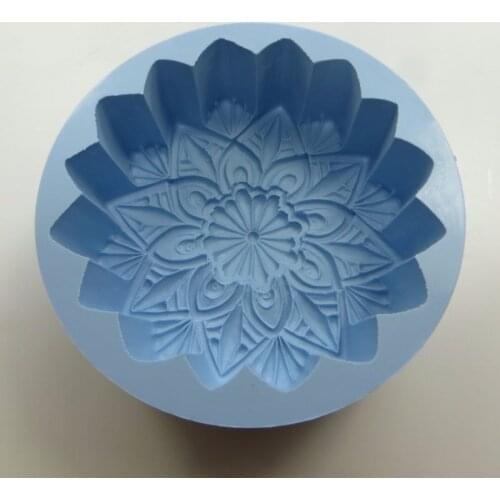 Silicone Mold Flower Pattern Soap Mould Resin Pendant Soap Mould Handmade DIY Soap Candle Aroma Stone QT0043