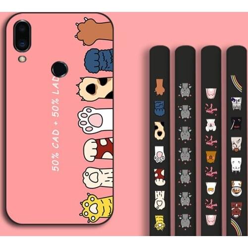 Silicone TPU Back Cover For Meizu X8 V8 Pro Cute bear Side Pattern Case For Meizu M6 M8 M9 Note M6s