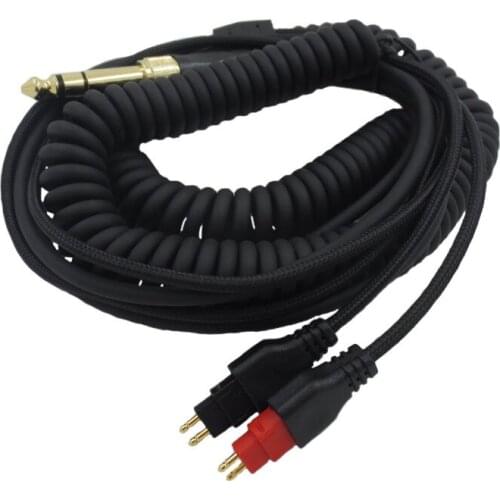 Replacement Spring Headphone Audio Cable for Sennheiser HD580 HD600 HD650 HD660S Headphones High Quality 8.20