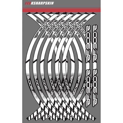 Motorcycle Wheel Rim Decals Wheel Reflective Stickers Stripes For Suzuki RF900R
