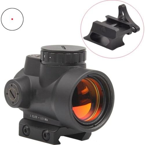MRO Style 1x Red Dot Sight 8 Brightness settings Scope Holographic Sight Airsoft Tactical Hunting Riflescope Mount 20MM 5-0036