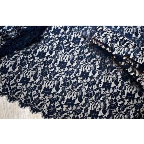 1.5M/Lot Eyelash Lace Fabric Embroidered Watersoluble Lace Accessories Clothing DIY Skirt Home Curtain Stitching Lace