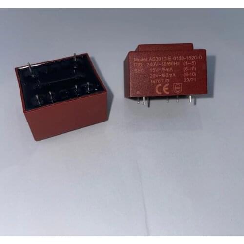1PCS/SET New high quality transformer AS3010-E-0130-1520-D SAME AS 44950 240V 50/60hz 15v 5ma 20v 60ma