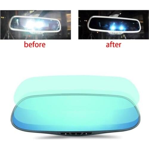 29.5cmx 9cm Universal Car Rearview Mirror Film Blu-ray Film Anti-glare Film 23GC