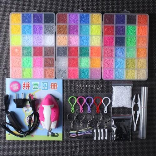 72 Colors 2.6mm Hama Beads Set 3D Puzzles Toys Perler Beads for Children Tool Accessories Tools Pegboards Perlas de cuentas