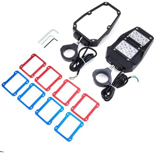 1.5"-2" UTV Rear View Side Mirrors w/ LED Light For polaris rzr 1000 800 900 xp ranger for can am for Yamaha for Honda