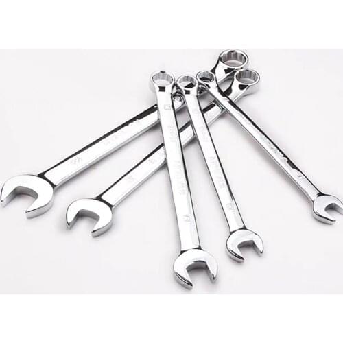 Dual-use plum blossom open end Ratchet wrench 6MM-32MM Combination spanners nut cutter combined Key Repair hand tools