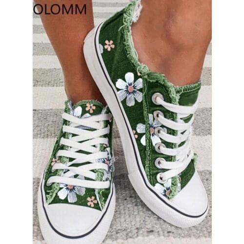 2021 Top Selling Women Canvas Shoes Denim Thin Casual Spring Autumn T-tied Low-top Leisure Students Shoes Matching All Choice