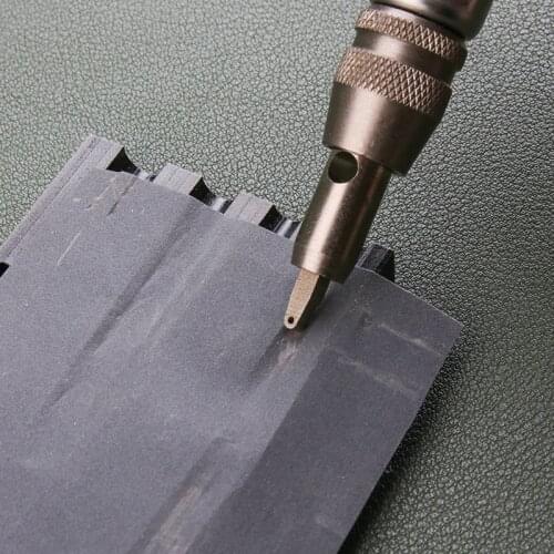 DIY Handmade Leather Tool Steel Double Side Repair Tools For Sharpening Knife Wide Shovel Edger Skiving Cutting Leather Craft