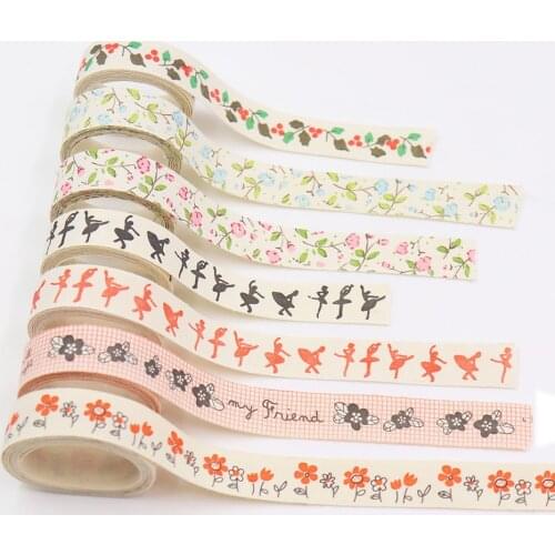 5 yards hair accessories material, cotton, linen, literary and artistic layering cloth with diy bowknot handmade ribbon webbing