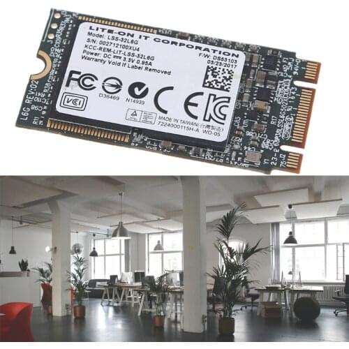 LSS L6G SSD 32G Compact Desktop Solid State Drive HDD/SSD Internal Hard Drive M.2 Interface 4x Write Speed for Laptop