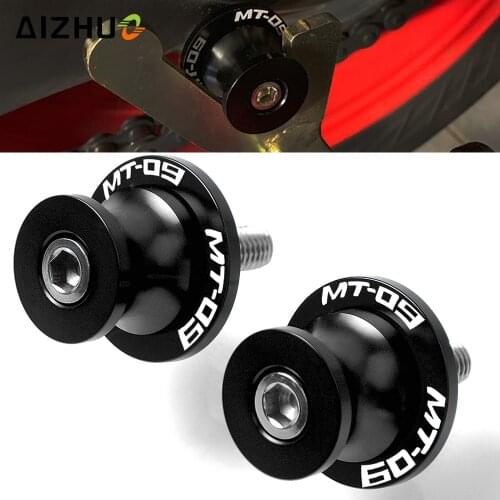 M6 6mm Motorcycle Accessories Swingarm Slider Spools For Yamaha MT09 MT 09 MT-09 Tracer 2014-2018 2015 2016 2017