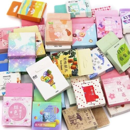 Kawaii Stickers Decorative Stickers Scrapbooking Flower Cloud Travel Stickers Stationery Sticker For Children DIY Diary Ablum