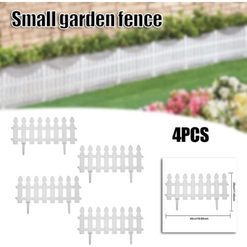 Reusable Fence Splicable and Detachable Garden Fence Multifunctional Decorative Courtyard Guardrail C1