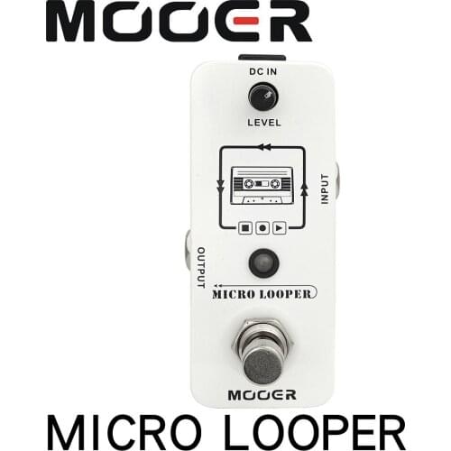 Mooer Micro looper Mini Loop recording Effect Pedal for Electric Guitar True Bypass High Quality Guitar Parts & Accessories