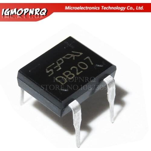 10pcs DB207 DIP-4 Bridge Rectifiers 1000V 2A new original