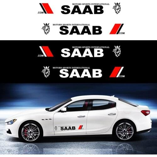 Car Door Stickers Side Sticker Auto Car Body Stripe Sticker Decals Vinyl For Saab 9-3 9-5 900 9000 Scania etc