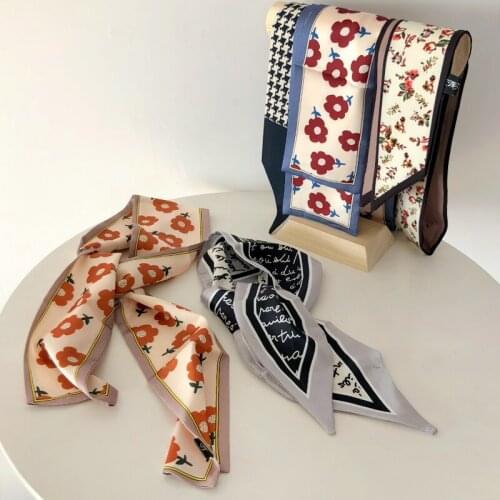 New Fashion Bowknot Hair Bands Ponytail Holder for Women Scarf Hair Rope Donedeamun Web Celebrity Hair Accessories Gifts 2497