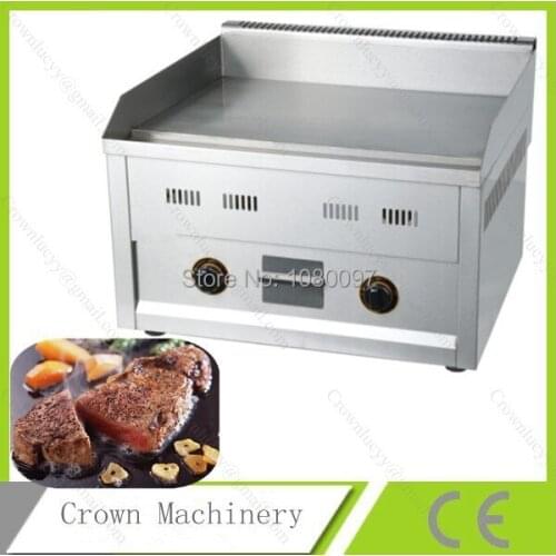 CE approved Stainless steel counter top LPG gas griddle for sale