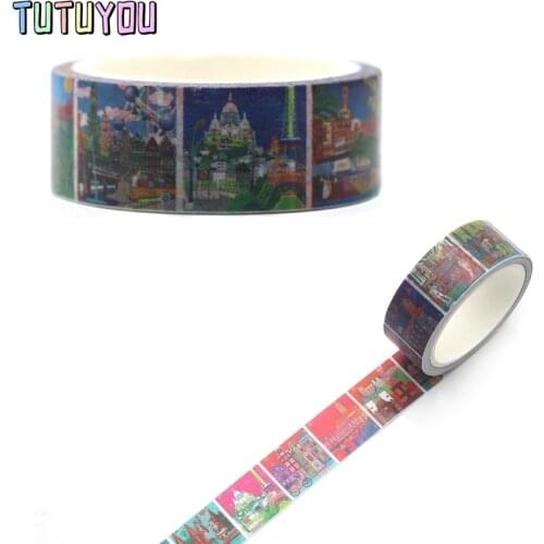 PC318 Decorative Paper Washi Tape DIY Scrapbooking Masking Tapes School Office Supply