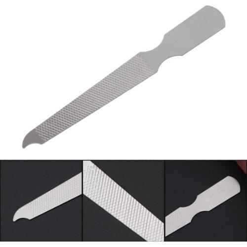 10pcs Professional Stainless Nail File Foot Rasp Dual Sided Stainless Steel Metal Nail Art File Manicure Pedicure Nail Tools