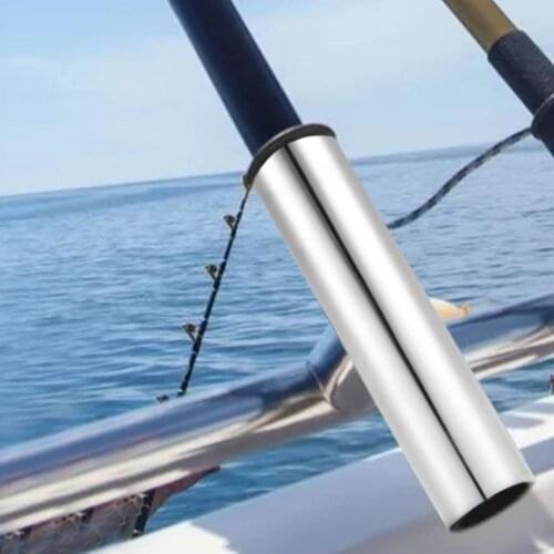 Fishing Rod Stand Multifunction Sturdy Practical Yacht Umbrella Holder Stainless Steel Marine Fishing Bracket Fishing Tackle