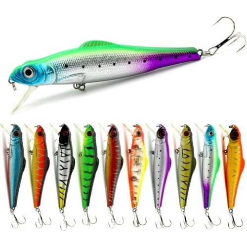 1pc 130mm 28.4g Minnow Fishing Lure Wobblers hard Bait Crankbait Artificial Bait 10 Colors Pesca Fishing Tackle