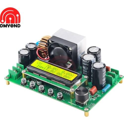 DPX800S LCD1602 Crystal Display DC NC Boost Power Module 12V~120V Constant Current Module Adjustable MPPT