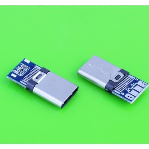 USB 3.1 Type C USB-C Male welding soldering Plug Connector SMT type