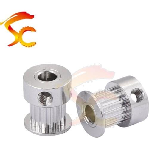 10pcs MXl 16 teeth MXl Timing Pulley 16teeth Bore 5mm for width 6mm MXL Timing Belt Small backlash MXL Belt