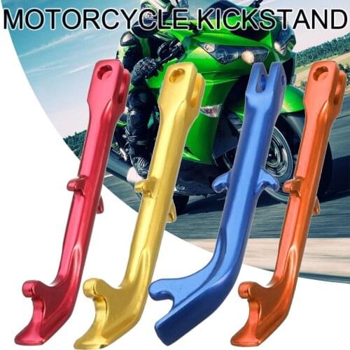 Kick Stand Sidestand Support Stop Support Universal Aluminium Motorcycle Clamp On Side Kickstand Kick Stand Sidestand Support