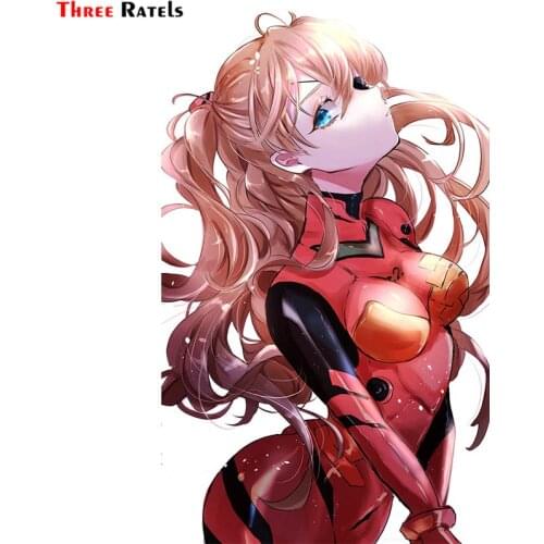 Three Ratels F360 Casual Sexy Anime Gril Hot Stuff Sticker Window Auto Bumper Decal Funny JDM Car Accessories Decla